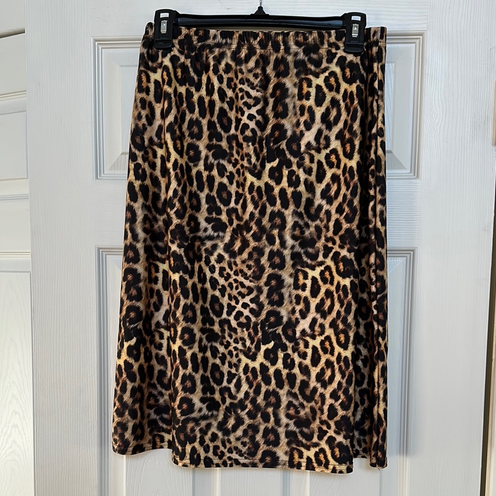 Leopard Print swim Skirt